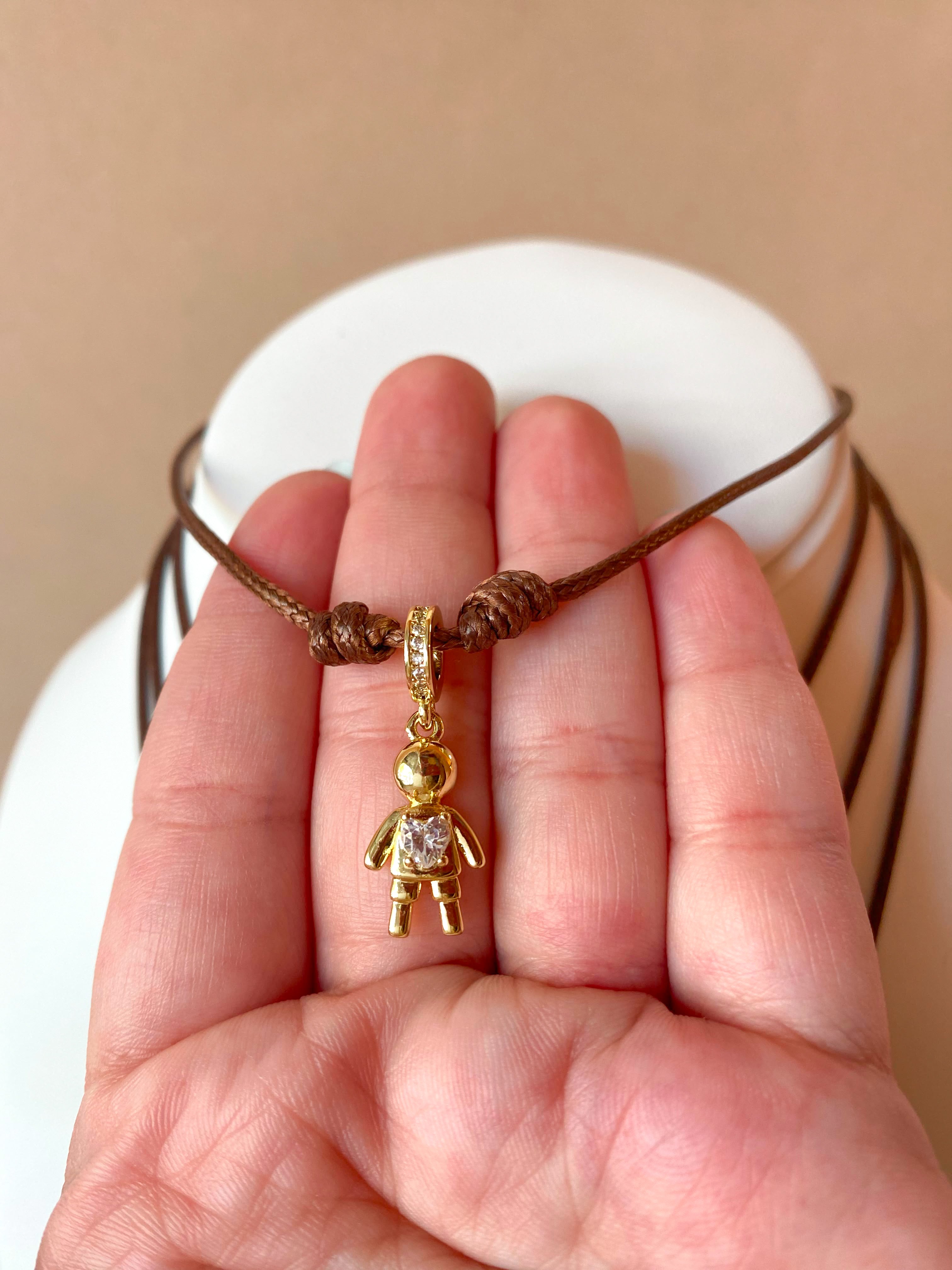 Kids Adjustable Leather Necklaces