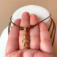 Kids Adjustable Leather Necklaces