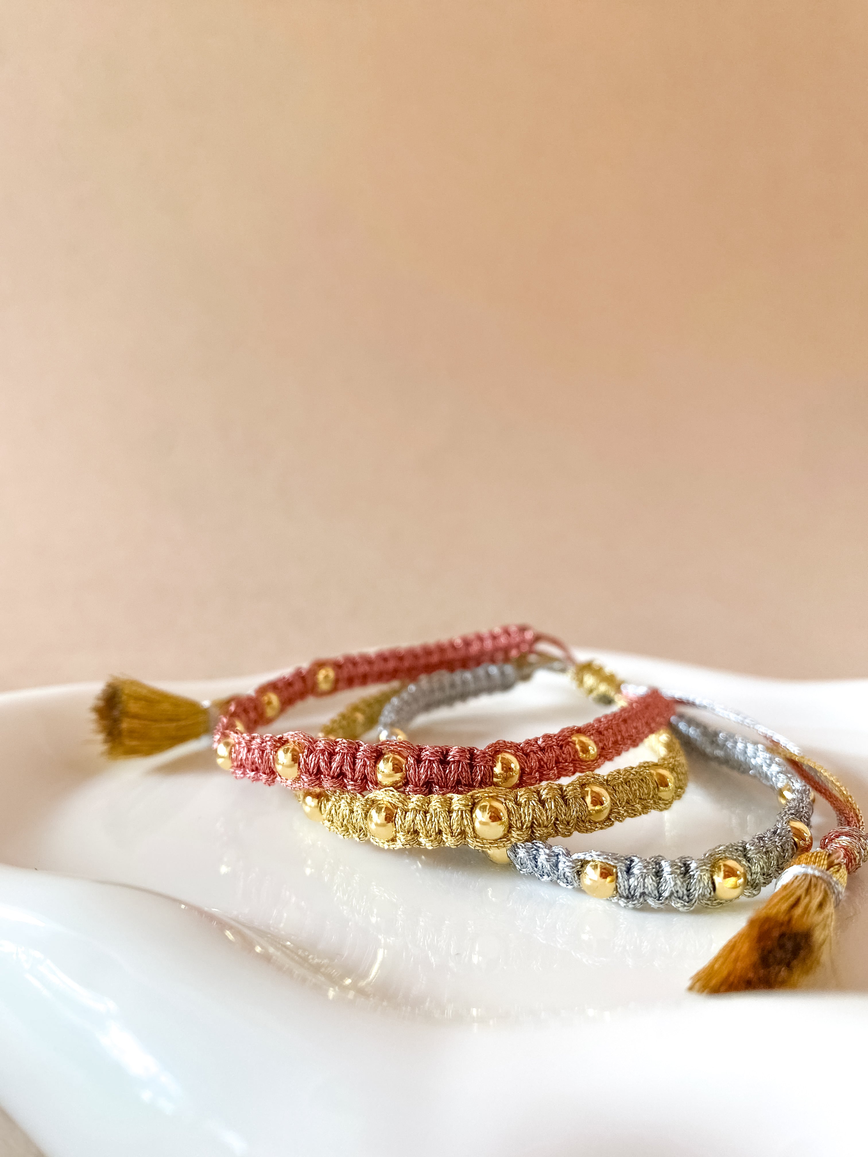 3 Layers Style 3 Gold Adjustable Bracelet