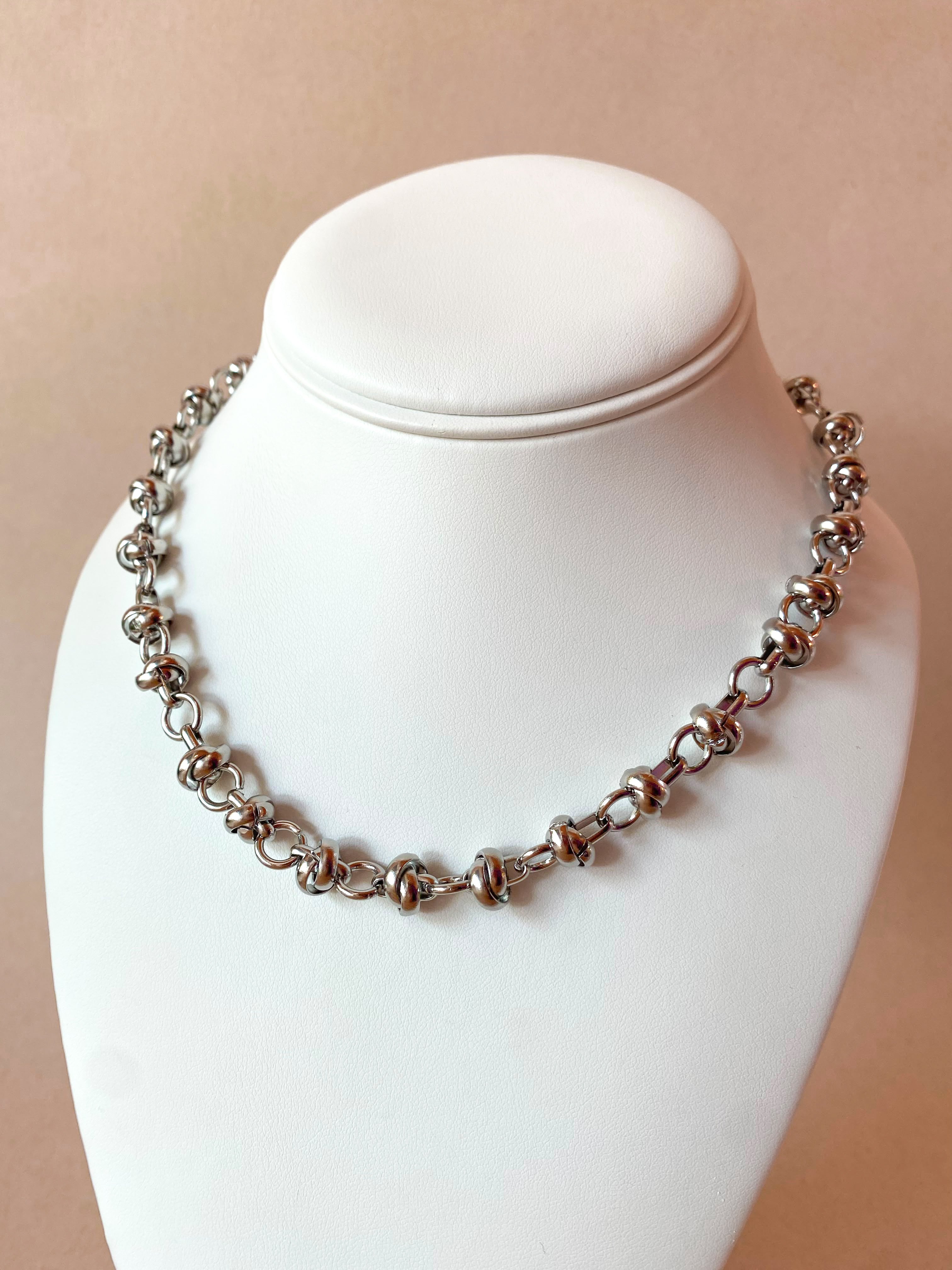 Silver Links Steel Necklace or Bracelet