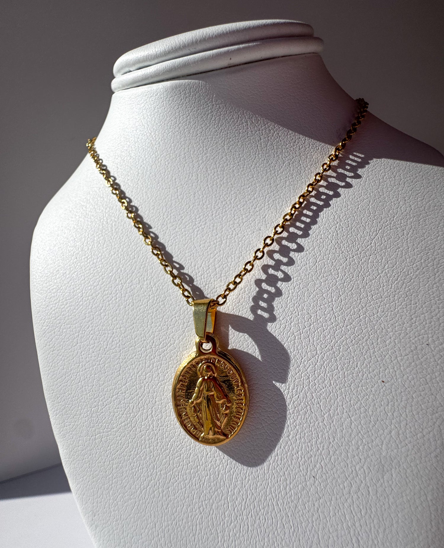 Cadena Acero Virgen de la Milagrosa