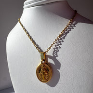 Cadena Acero Virgen de la Milagrosa