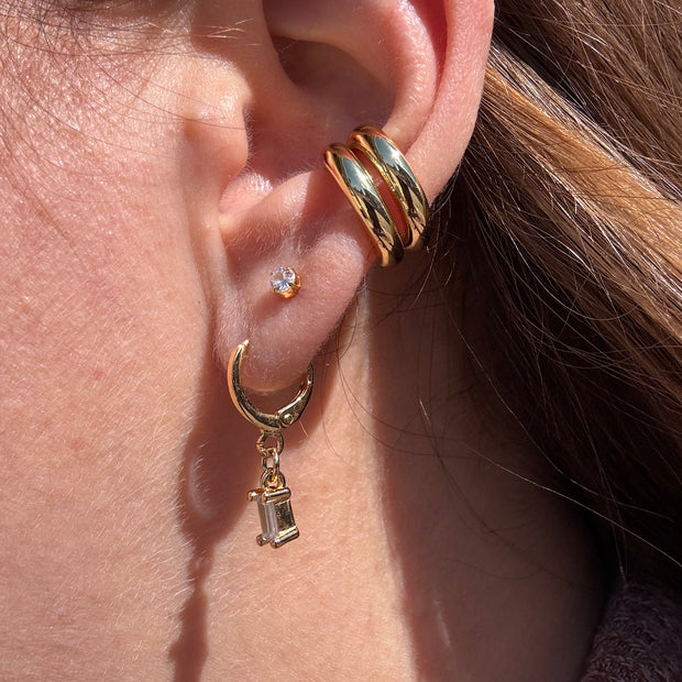 2 Layers Golden Ear Cuff