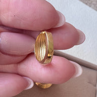 Lineal 18k Solid Gold Hoops