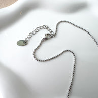 Silver Steel Style Necklace