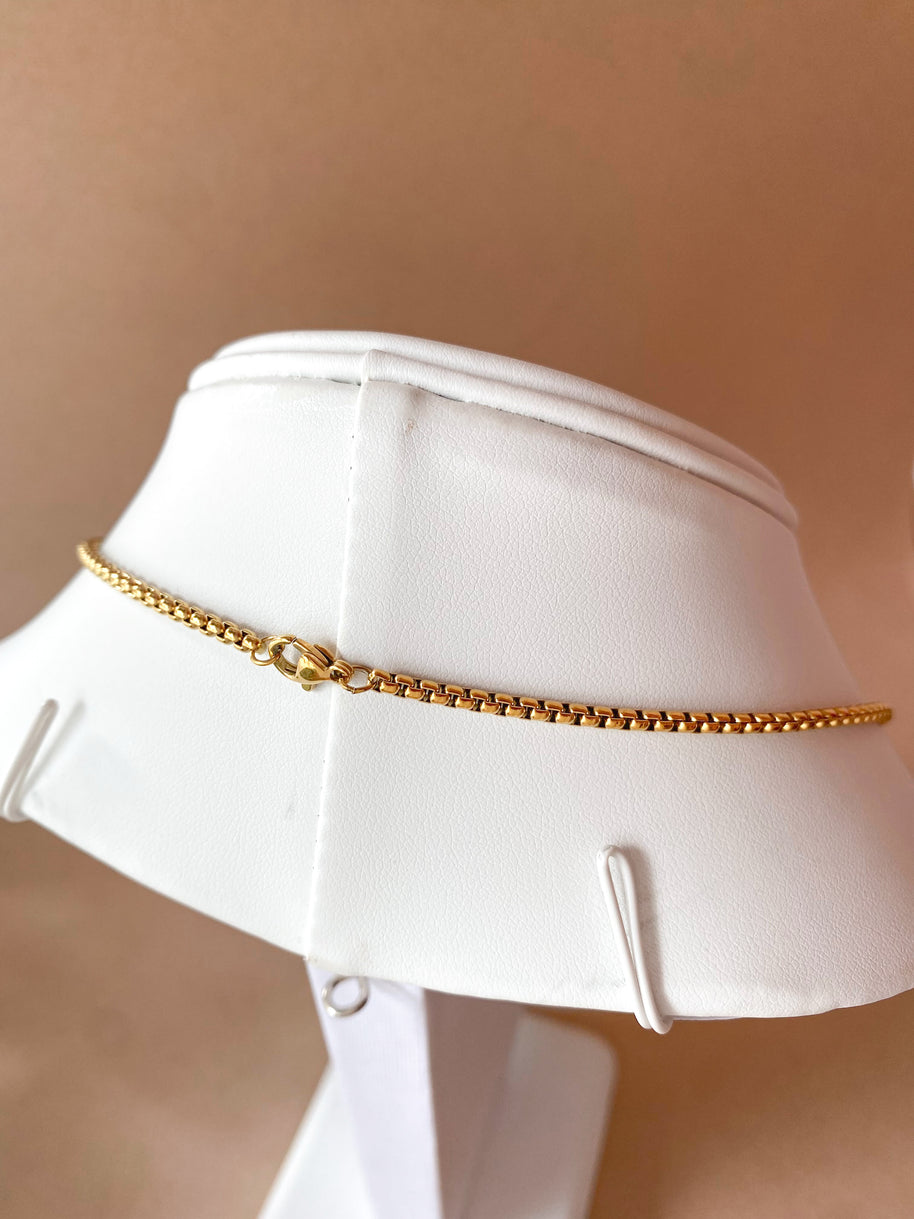 Golden & Silver Cross Large Men Necklace