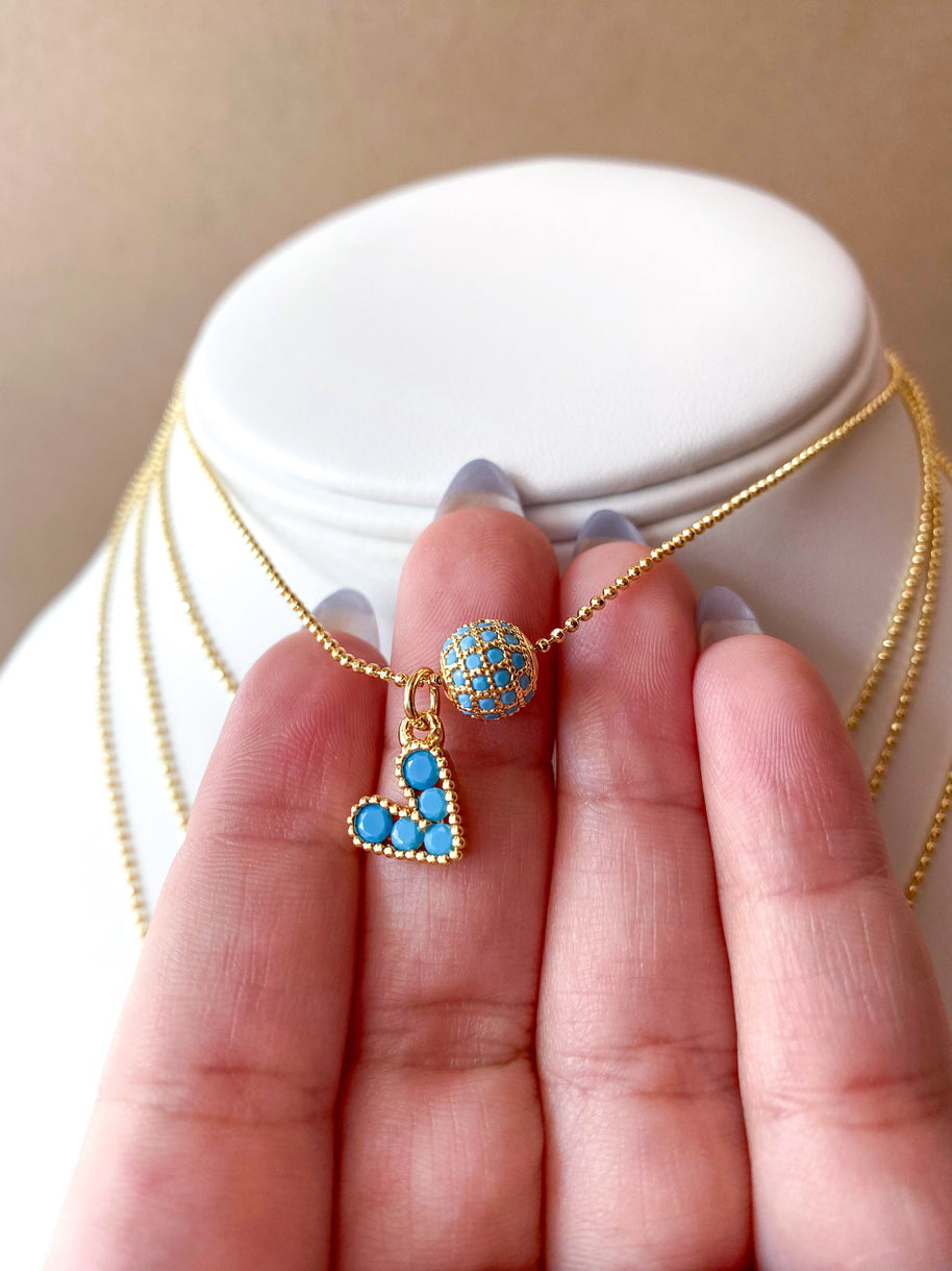 4 Style Hearts and Cross Adjustable Necklaces