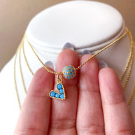 4 Style Hearts and Cross Adjustable Necklaces
