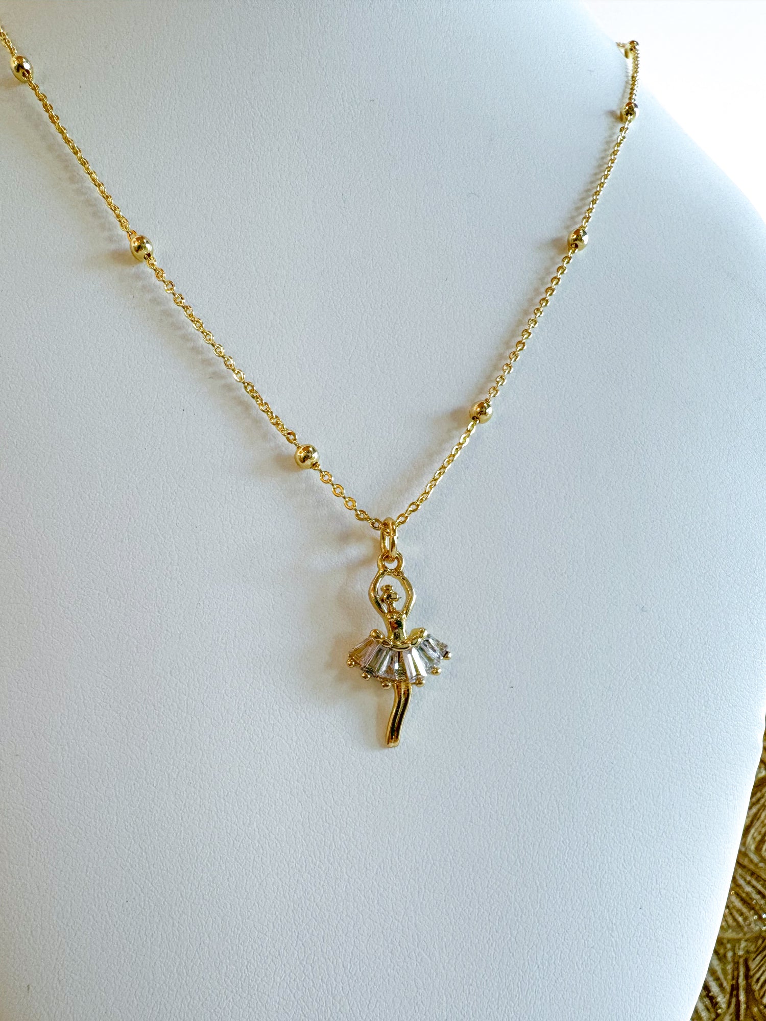 Ballerina Charm Necklace