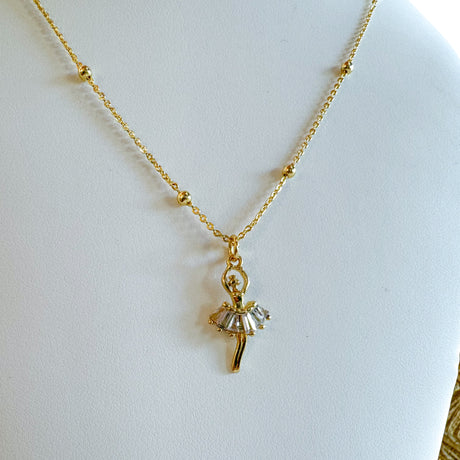 Ballerina Charm Necklace