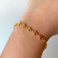 Little Coffee Grain Golden Bracelet