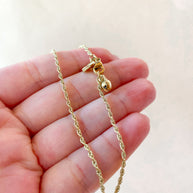 Rope Chain Golden Style Anklet