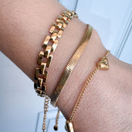 Variety of Steel Thin Bracelets