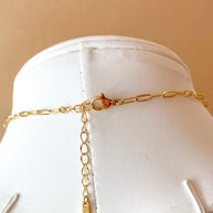 Large Bow tie Crystal Style Steel Necklace