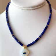 Opal Stone in a Imperial Jasper Stone Necklace