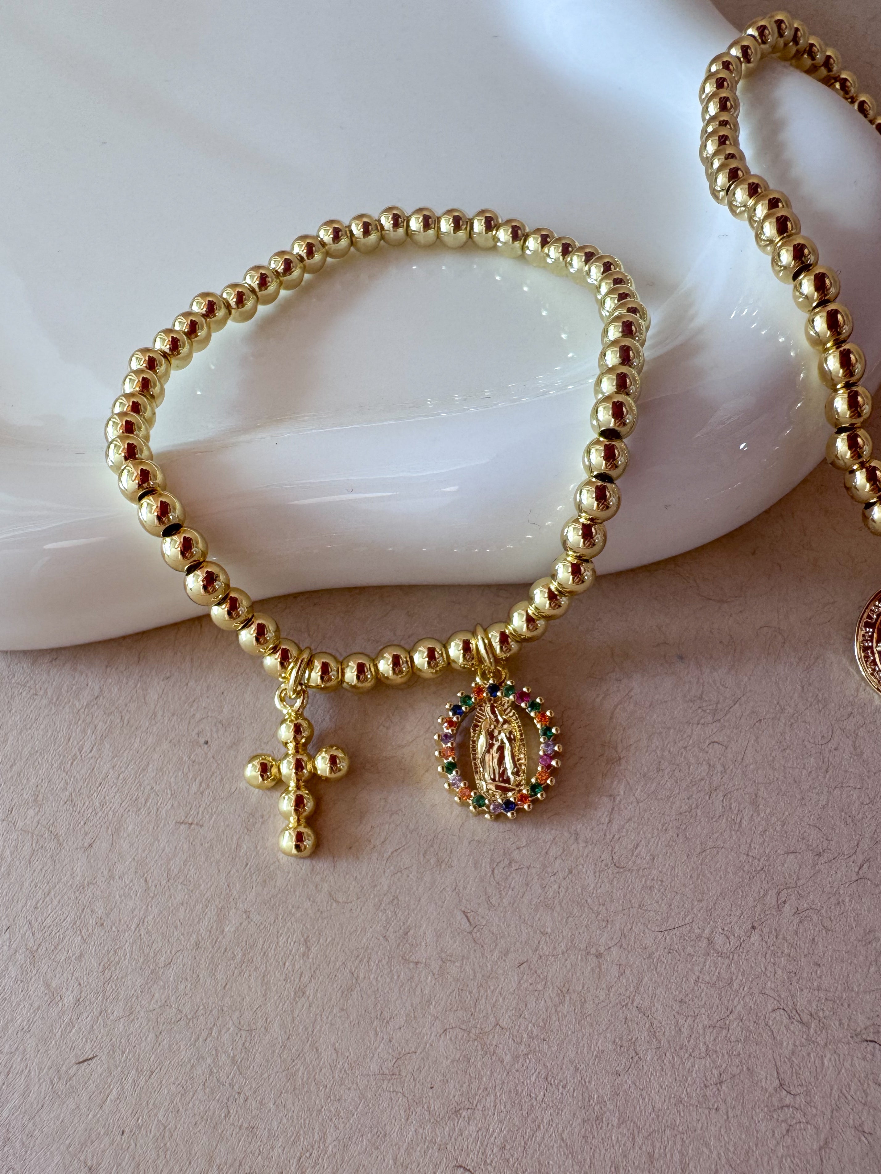 Religious Style Virgin Elastic Bracelet