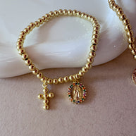 Religious Style Virgin Elastic Bracelet