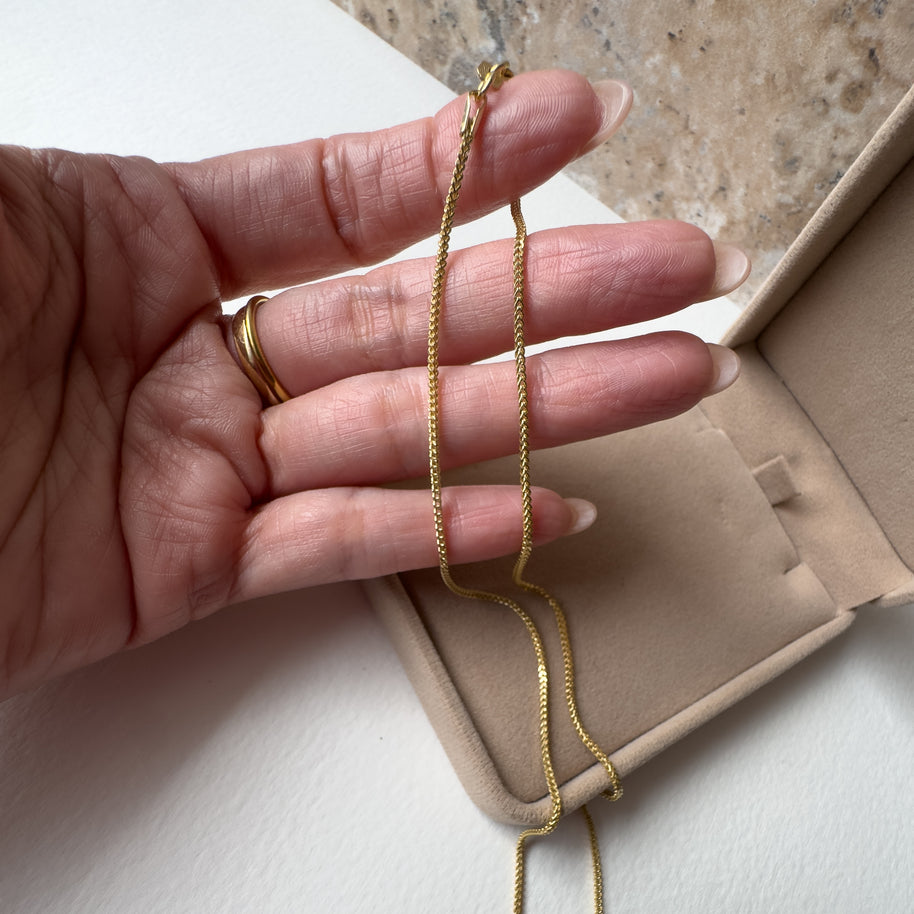 Franco Style 14K Solid Gold Necklace