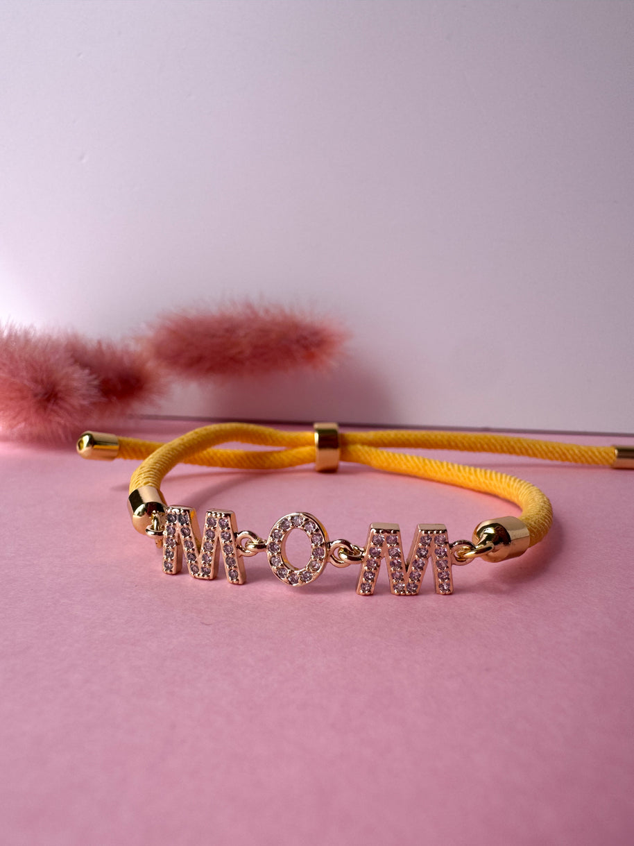 Shiny MOM Yellow Bracelet