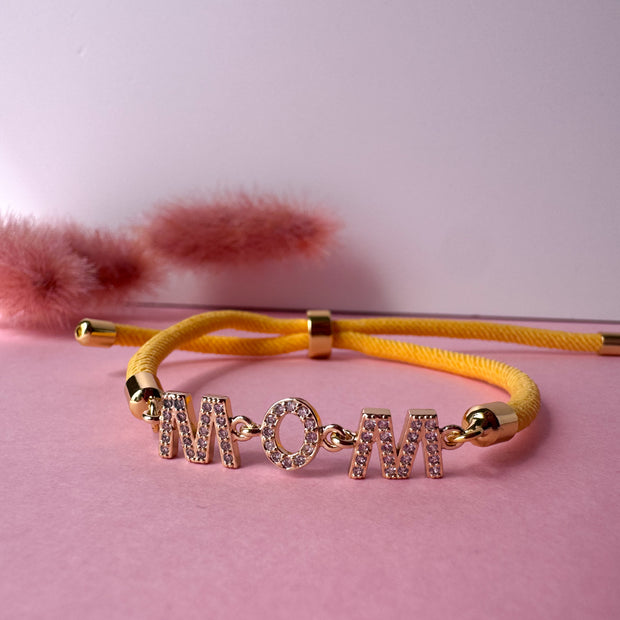 Shiny MOM Yellow Bracelet