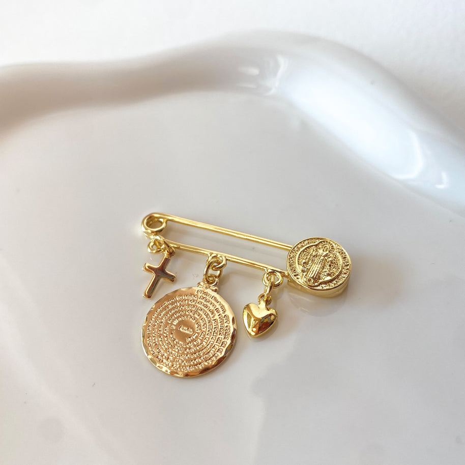 Variety of St Bendict Baby Pins