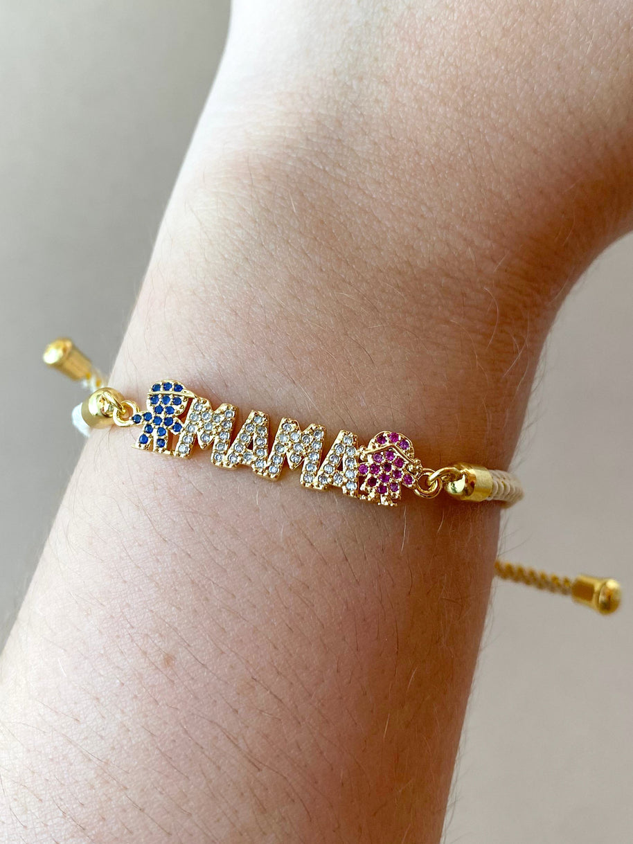 Boy & Girl Shiny Mama Cream Bracelet