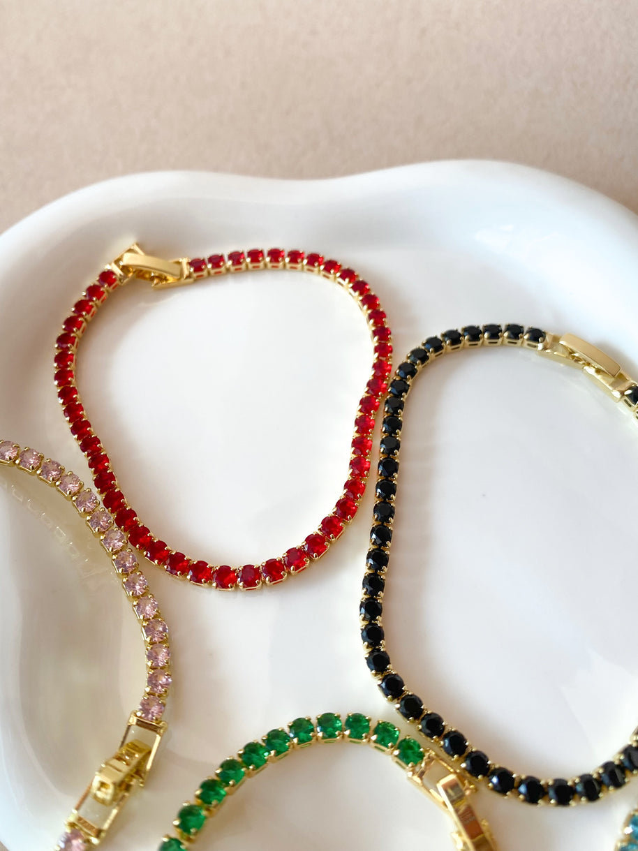 Crystal Colorful Zircon Bracelets