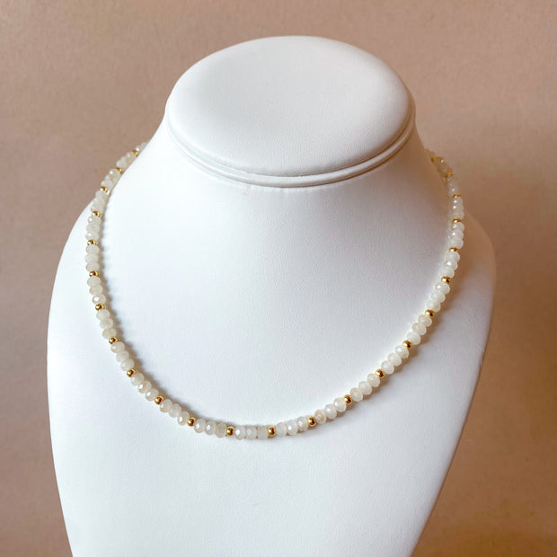 Clear Crystals Plain Necklace