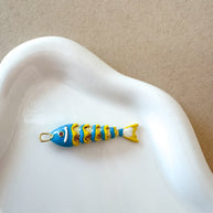 Blue Fishes Charms