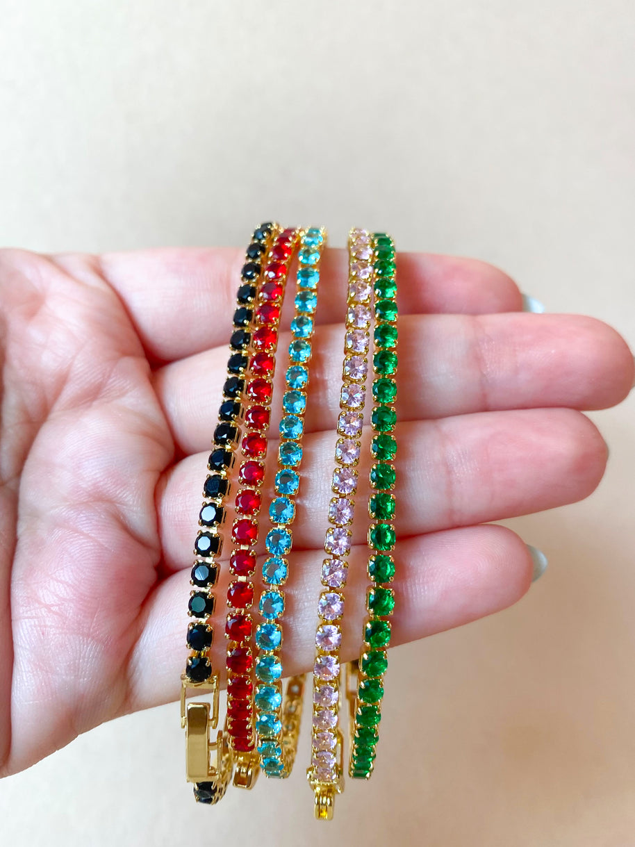 Crystal Colorful Zircon Bracelets