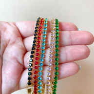 Crystal Colorful Zircon Bracelets