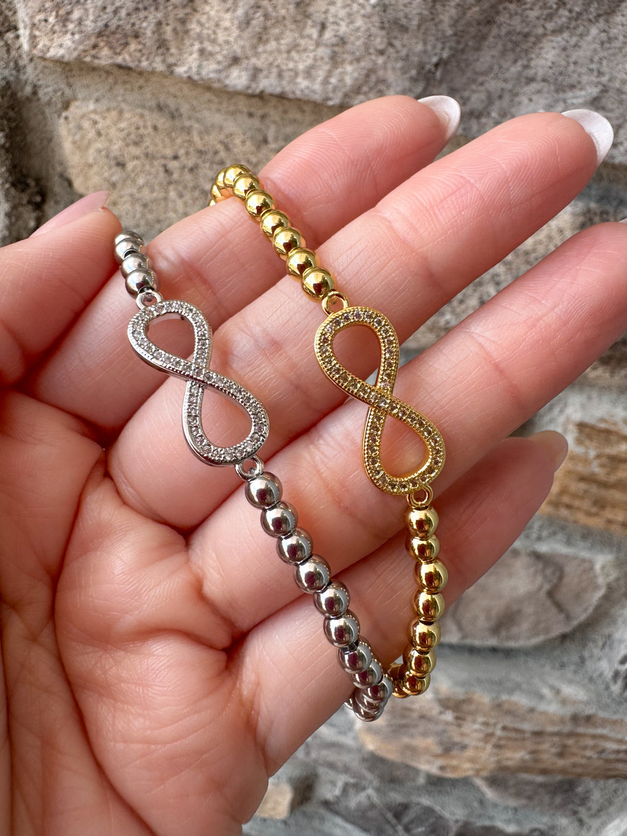 Pulseras Elásticas Infinito Gold & Silver