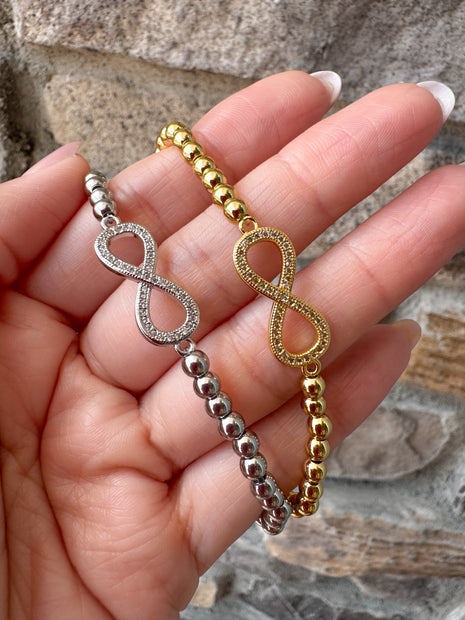 Pulseras Elásticas Infinito Gold & Silver