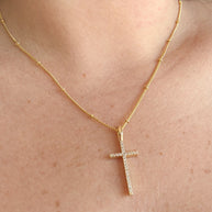 Little Crystal’s Cross Necklace