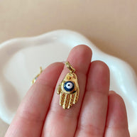 Hamsa Evil Eye Charm