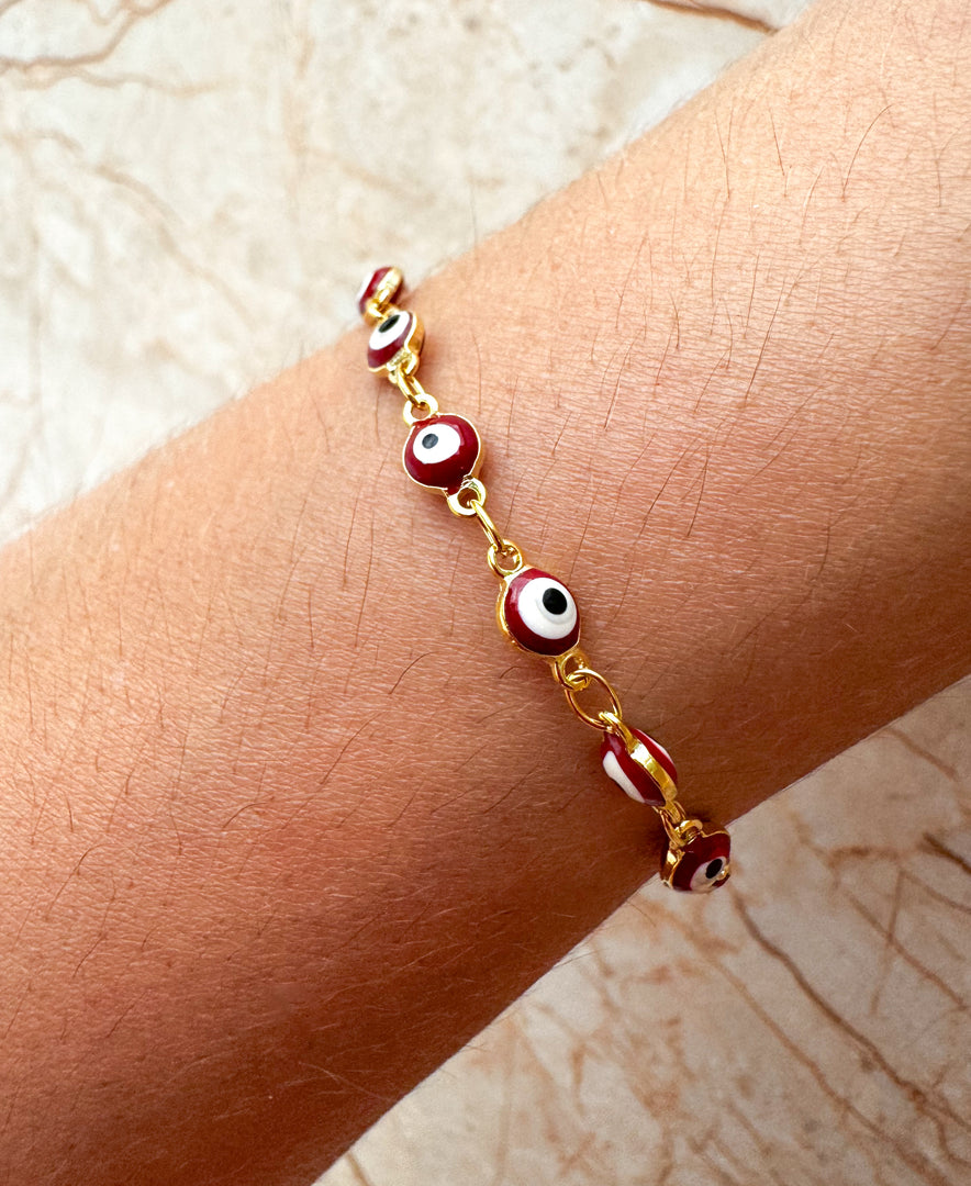 Pulsera Ojitos Rojos