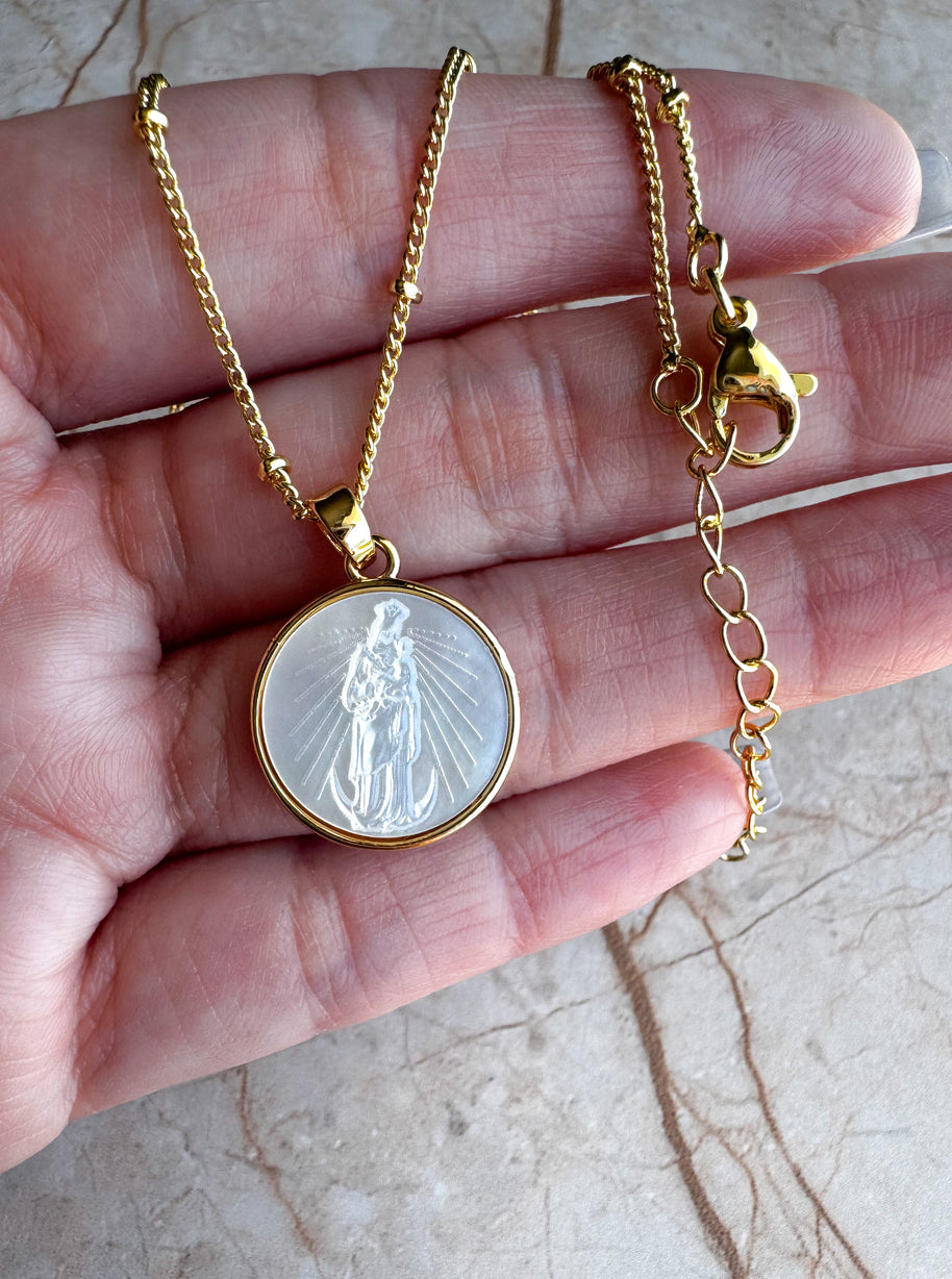 Virgin of the Chinita Necklace