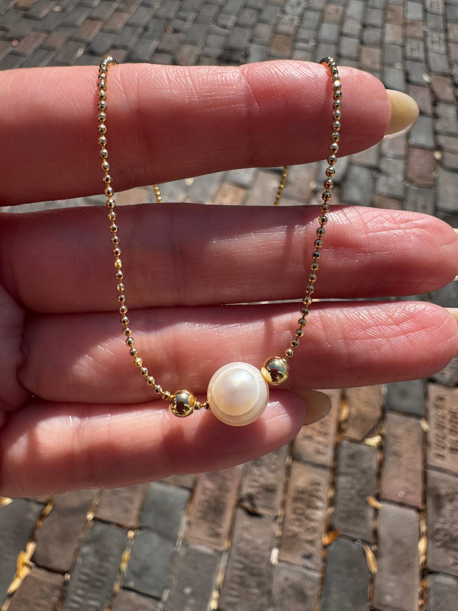 Pearl Adjustable Necklace