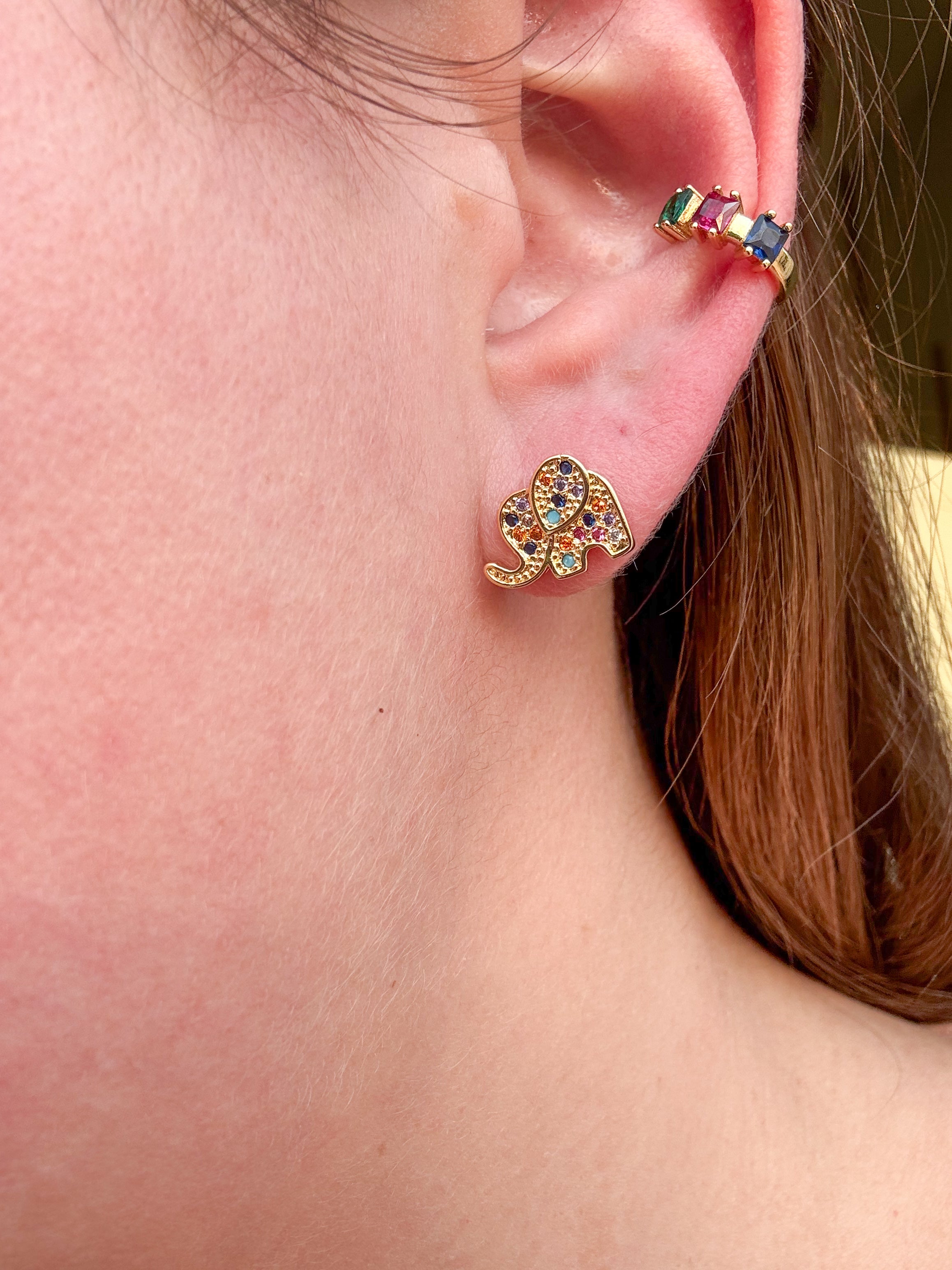 Topitos de Elefante + Ear Cuff