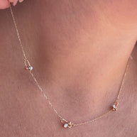 3 Gold Chain 14k Italian Solid Gold Necklace