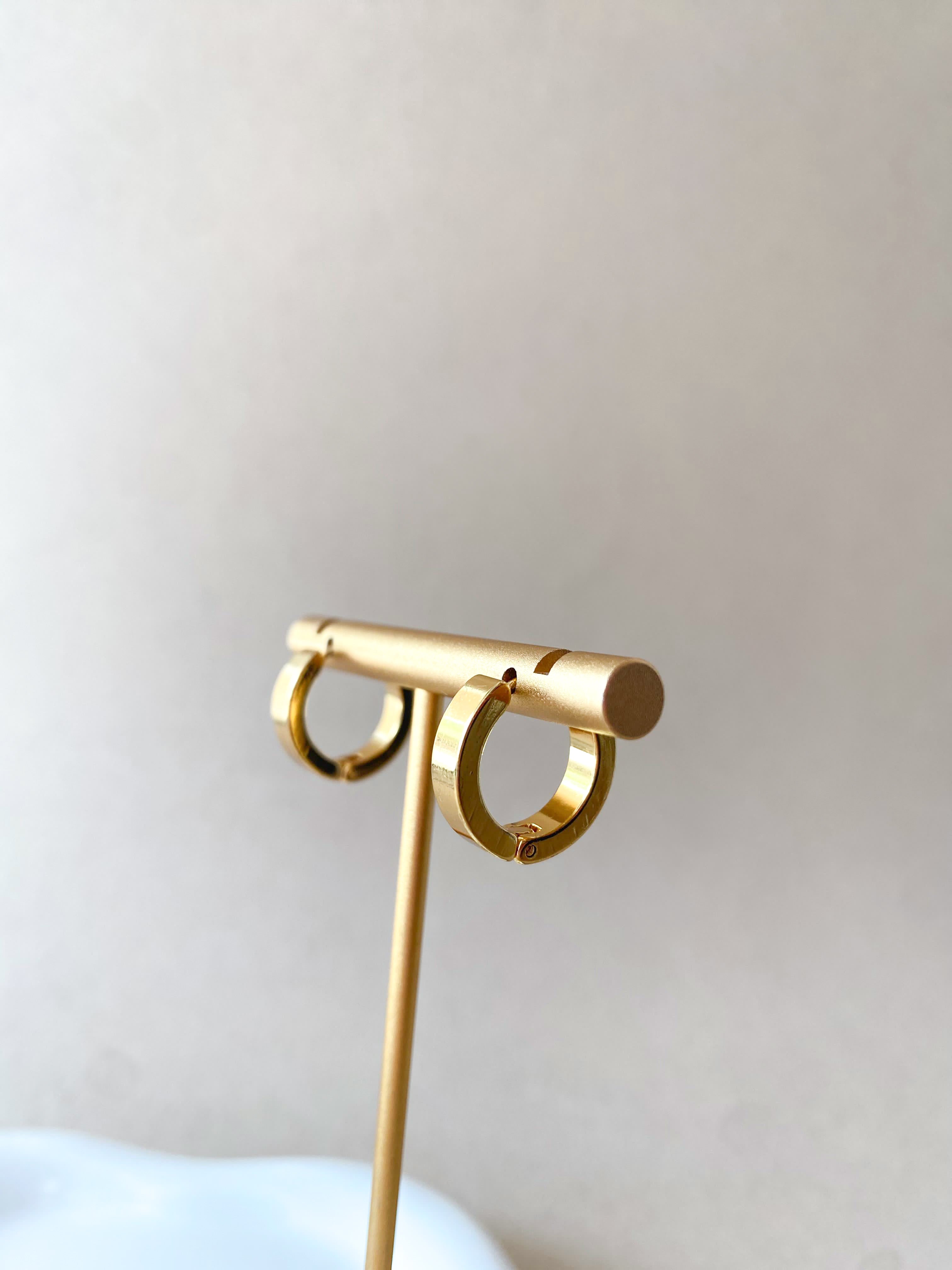 Little Crystal Steel Hoops