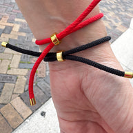 Red and Black Bracelets DIOS Charm