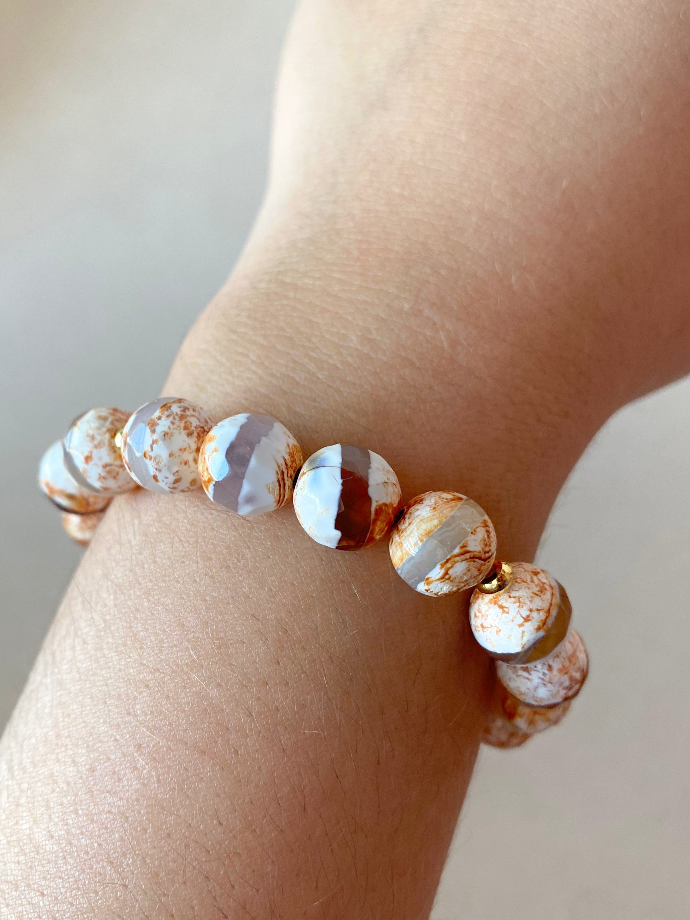 Medium Ball Beads Elastic Bracelet