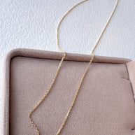 Dainty Chain 18k Solid Italian Gold Necklace