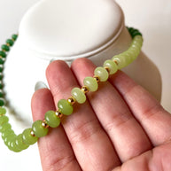 Green Degraded Beads Necklace