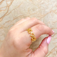 Stars Pattern Ring
