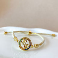 Mama Colorful Cream Bracelet