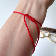 Azabache, Virgin of the Valley and Heart Red thread Bracelet