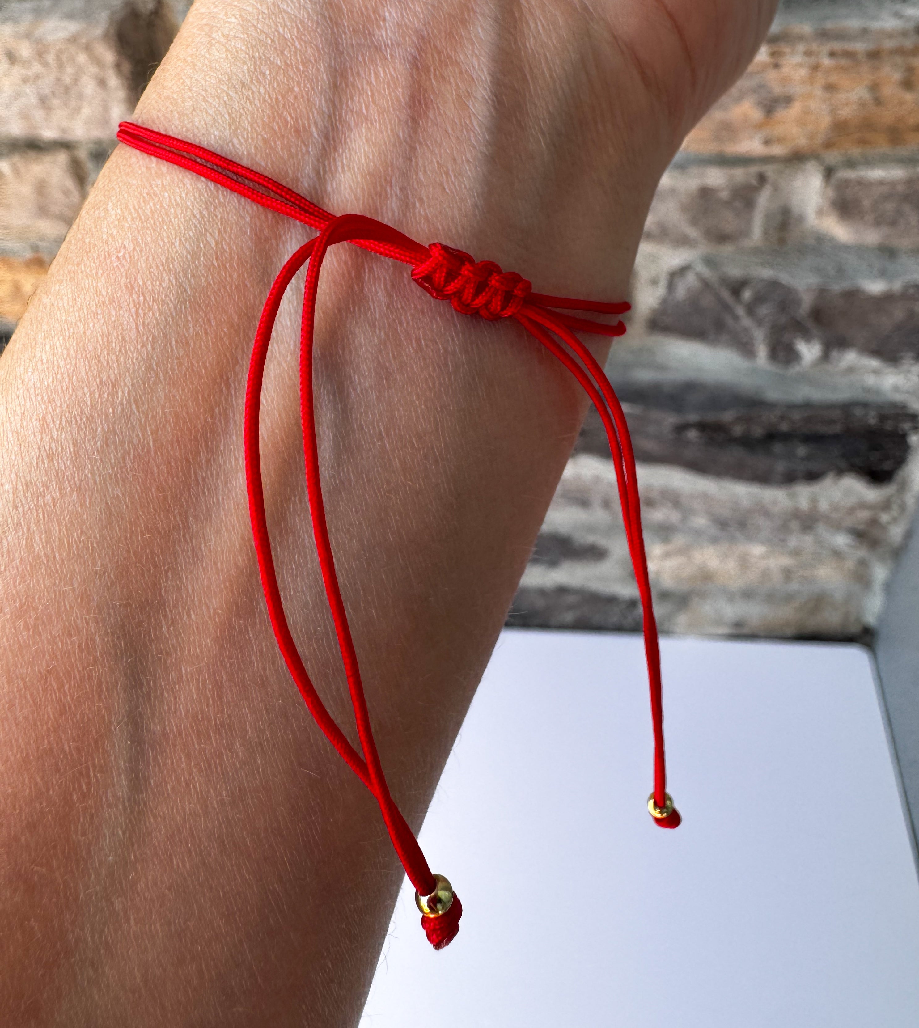 Saint Benedict Adjustable Red Thread