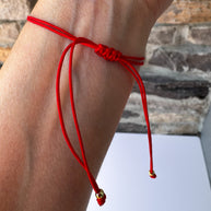 Saint Benedict Adjustable Red Thread